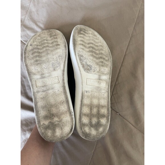 Kenneth Cole Reaction Womens Slip On Tennis Sneaker Size 8 Medium Black Flats - Picture 12 of 15